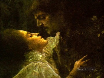 symbolism Painting - Love 1895 Symbolism Gustav Klimt